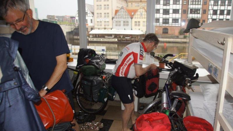 Hostel in Danzig als Fahrradgarage Hostel in Danzig als Fahrradgarage